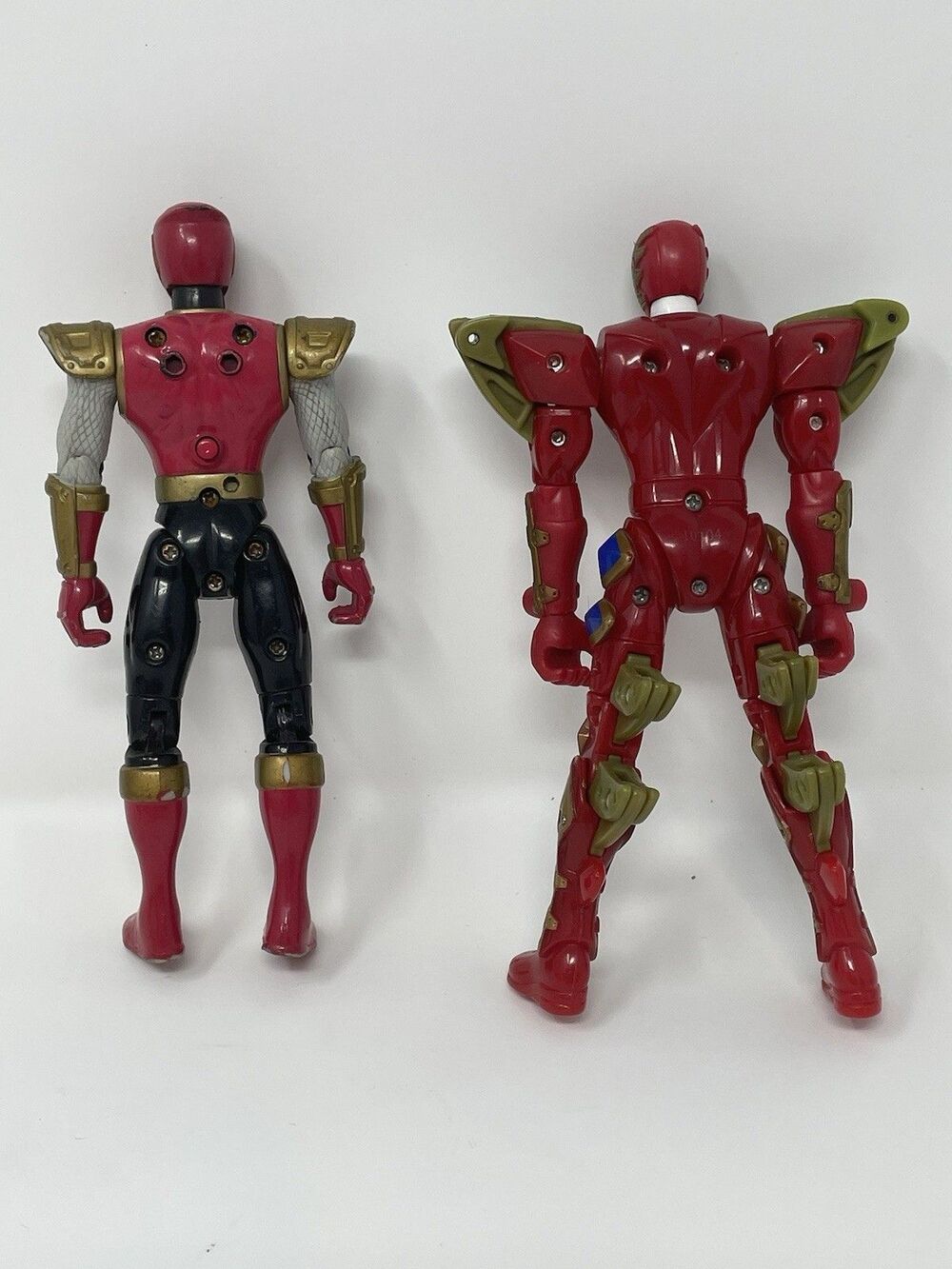 Saban Power Rangers & Beetleborgs Lot - 1997 Gold Beetleborg & Dino Thunder Red - Picture 11 of 16